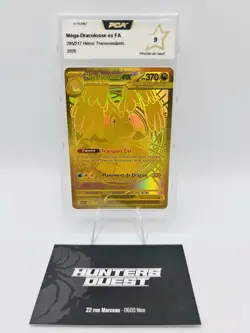 PCA 9 Carte Pokemon Mega-Dracolosse EX 295/217 GOLD ME2.5 Heros Transcendants - Image 1