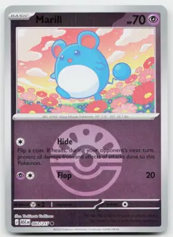 Marill (Friend Ball) 083/217 Common Ascended Heroes Pokemon Reverse Holo NM - Image 1