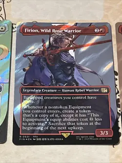 Final Fantasy Magic the Gathering Borderless Surge Foil Card Lot 3x Cards All NM - Image 4