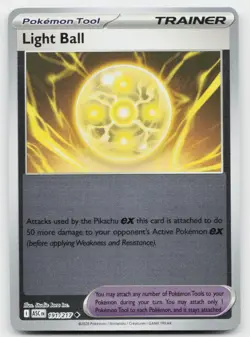 Light Ball 191/217 Uncommon Ascended Heroes Pokemon Reverse Holo Near Mint - Image 1