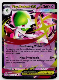 Mega Gardevoir ex 089/217 Double Rare Ascended Heroes Pokemon Near Mint - Image 1