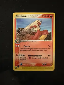 Blaziken 15/109 EX Ruby & Sapphire Rare Pokemon TCG - Image 1