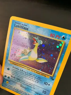 Carte Pokemon : Lokhlass 10/62 Fossile Edition 2 Wizards Francaise - Image 3