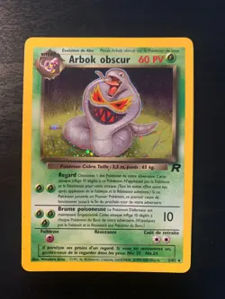 Carte Pokemon : Arbok Obscur 2/82 Team Rocket Wizards Francaise - Image 1