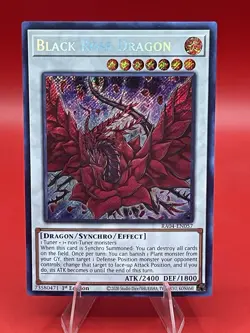 Black Rose Dragon (Secret Rare) RA04-EN057 Quarter Century Stampede 1st Edition - Image 1