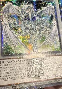 Konami Yu-Gi-Oh! Stardust Dragon TN23-EN016 Quarter Century Secret Rare Foil - Image 2