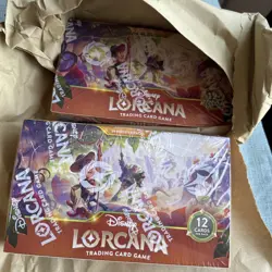 LOT OF 2 Disney Lorcana Wilds Unknown Booster Box New & Sealed - Image 1