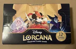 The First Chapter Booster Box Disney Lorcana Factory Sealed Mickey TCG 110981905 - Image 1