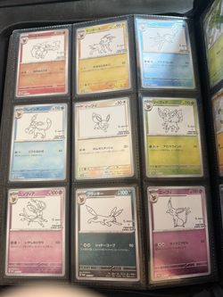 Yu NAGABA x Pokemon Card Game eevee Promo 9 Complete Set Espeon Flareon Glaceon - Image 1