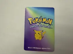 Vintage 1998 KFC Pokemon Pikachu Card (Ungraded) - Image 2