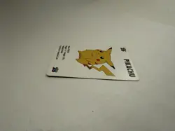 Vintage 1998 KFC Pokemon Pikachu Card (Ungraded) - Image 3
