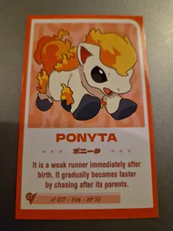 Pokemon Peru Exclusive Shining Infinity Non Holo Card Ponyta - Image 1