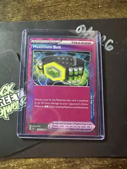 Maximum Belt 154/162, Temporal Forces, Ace Spec Card, Rare, Pokemon TCG, NM - Image 3