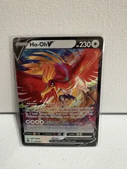Pokemon TCG Ho-Oh v Silver Tempest Holo Ultra Rare Card 140/195 Mint Condition - Image 1