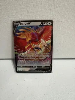 Pokemon TCG Ho-Oh v Silver Tempest Holo Ultra Rare Card 140/195 Mint Condition - Image 2