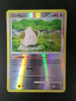 Pokemon TCG Cleffa Diamond & Pearl 78/130 Reverse Holo Common Card VLP - Image 1