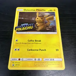 Detective Pikachu - (Stamped) SM190 Holo Promo Sun & Moon Promo Pokemon Card - Image 1