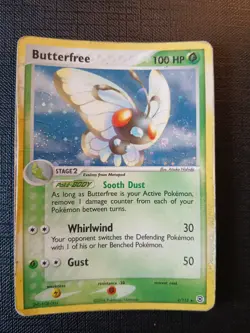 Ex Firered Leafgreen Butterfree Holo Shiny Old Pokemon Card 2004 2/112 - Image 1