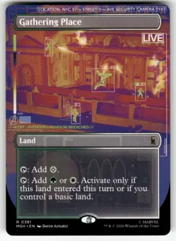 Gathering Place (Borderless) 381 Marvel Super Heroes Magic: The Gathering NM - Image 1