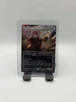 MTG, Black Widow, Intel Expert (Borderless) 504 Marvel Super Heroes Regular - Image 1