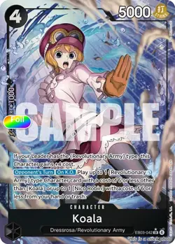 Koala (Alternate Art) [EB-03 - EB03-042] - NM [Foil] TCG One Piece - Image 1