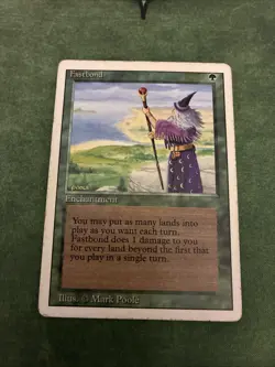 Wizards of the Coast Fastbond Rare Enchantment Revised Edition - Image 1