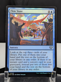 MTG Flow State FOIL NM Secrets of Strixhaven SOS #0049 Uncommon Izzet - Image 1