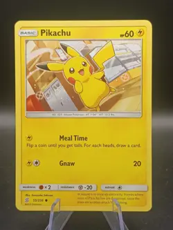 Pokemon TCG Pikachu Unified Minds 55/236 Regular Common English Near Mint - Image 1