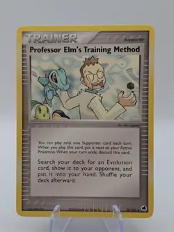 Pokemon TCG Professor Elm's Training Method 89/115 EX Unseen Forces Non-Holo LP - Image 1