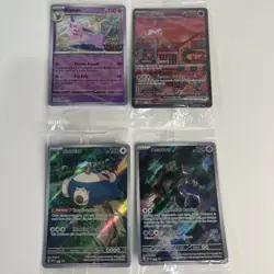 Pokemon Sealed Promo Foil Lot of 4 Mew Mewtwo Snorlax Full Art and Espeon - Image 1