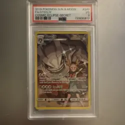 Pokemon Steelix Secret Rare Full Art Holo 247/236 Cosmic Eclipse PSA 3 2019 - Image 1