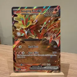 Pokemon - Gouging Fire ex - 038/162 - SV Temporal Forces - Half Art Card - Image 1