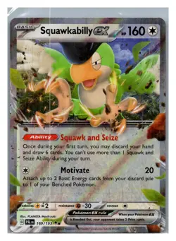 Squawkabilly ex 169/193 Holo | NM/M | Paldea Evolved | Pokemon TCG - 2023 - Image 2