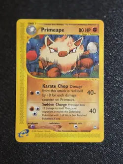 Pokemon Primeape Aquapolis 29/147 Rare E Reader Series WOTC 2002 LP Excellent - Image 1