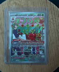Pokemon TCG Dipplin 170/167 SV06 Twilight Masquerade IR Holo Full Art - Image 1