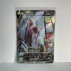 Mewtwo V 072/078 Pokemon GO Holo Englisch 220 KP Full Art Ultra Rare 2022 - Image 1