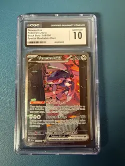 Genesect ex 169/086 SIR - Pokemon Black Bolt CGC 10 Gem Mint - Image 1