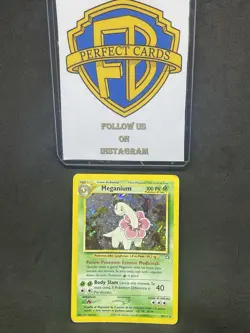 POKEMON NEO GENESIS UNLIMITED MEGANIUM HOLO 10/111 PL/PR ITA - Image 1