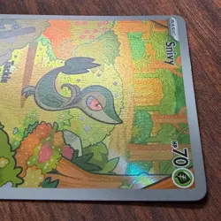 Pokemon TCG Snivy 087/086 Sv: Black Bolt IR Illustration Rare Holo English - Image 3