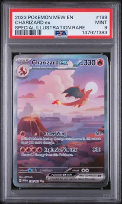 Charizard ex - Pokemon Mew En-151 #199 PSA 9.0 - Image 1