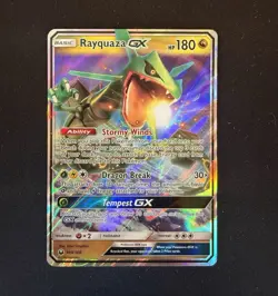 The Pokemon Company Rayquaza GX 109/168 SM-Celestial Storm Full Art Holo UR EN - Image 1