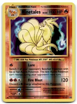 2002 Other - Legendary Collection Pokemon Ninetales Stage 1/Rare Holo #17 - Image 1