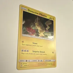 The Pokemon Company Detective Pikachu 10/18 Rare Holo 90 HP Eng - Image 2