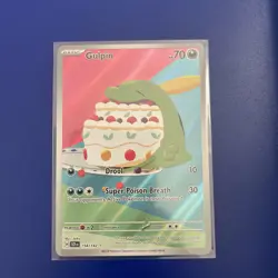 Pokemon Gulpin 154/142 Illustration Rare Stellar Crown Pokemon Near Mint - Image 1