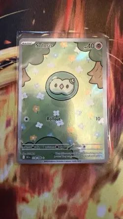 Pokemon TCG Solosis 118/086 Black Bolt Art Rare NM/M Condition - Image 1