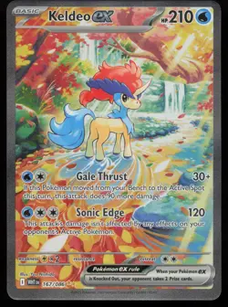 Keldeo ex 167/086 Special Illustration Rare White Flare Pokemon English NM - Image 1