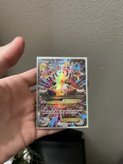 Pokemon M Alakazam EX 118/124 Fates Collide Full Art Ultra Rare Holo 2016 - Image 2