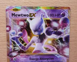MEWTWO EX 2016 POKEMON XY EVOLUTIONS ULTRA RARE 52/108 DMG - Image 2