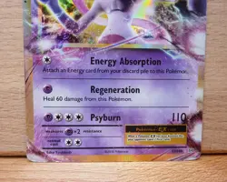 MEWTWO EX 2016 POKEMON XY EVOLUTIONS ULTRA RARE 52/108 DMG - Image 3