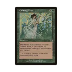 Calming Verse MTG Prophecy Common LP Lightly Played Single Card - Image 1